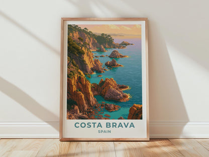 Costa Brava Poster - WanderWall