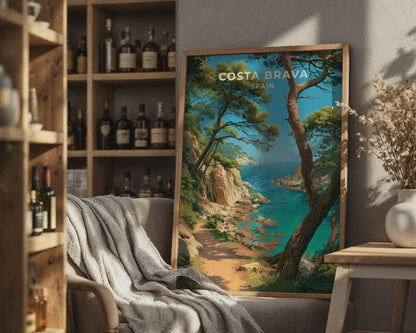 Costa Brava Poster - WanderWall