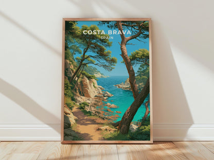 Costa Brava Poster - WanderWall
