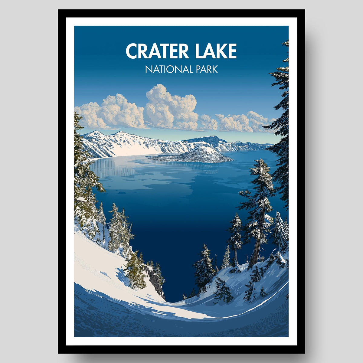 Crater Lake Poster - WanderWall