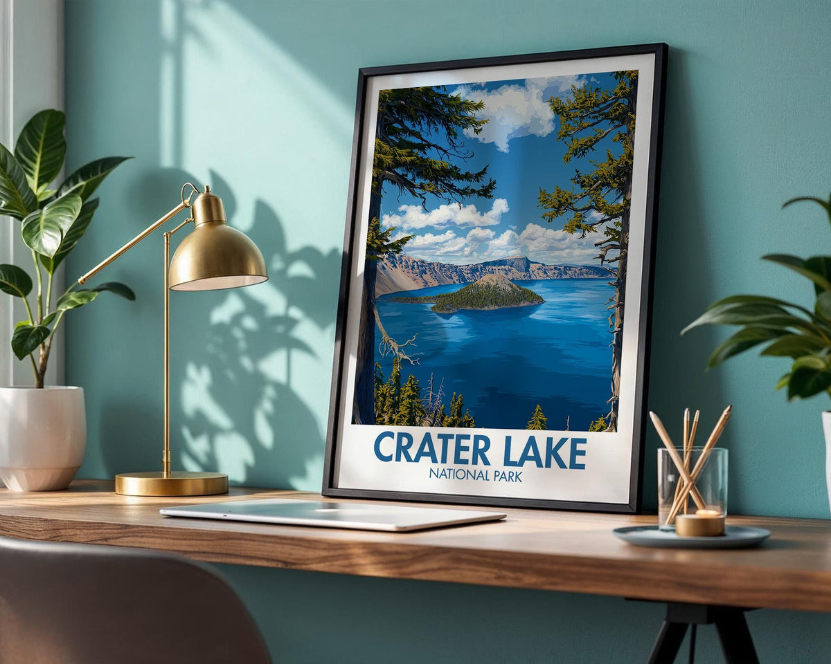 Crater Lake Poster - WanderWall