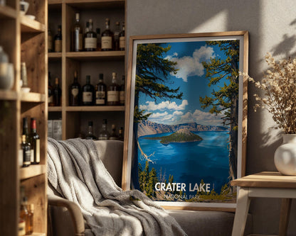 Crater Lake Poster - WanderWall