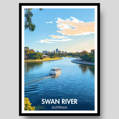 Swan River Poster