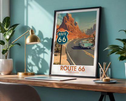 Route 66 Poster
