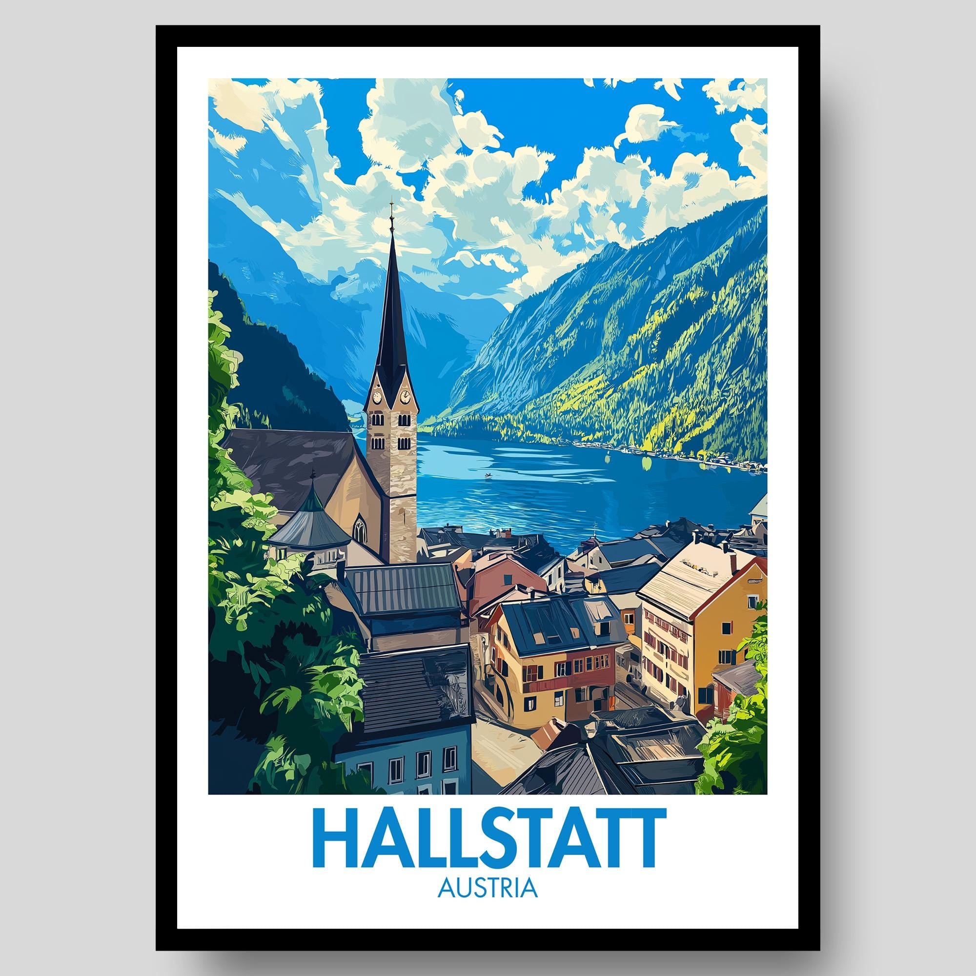 Hallstatt Poster