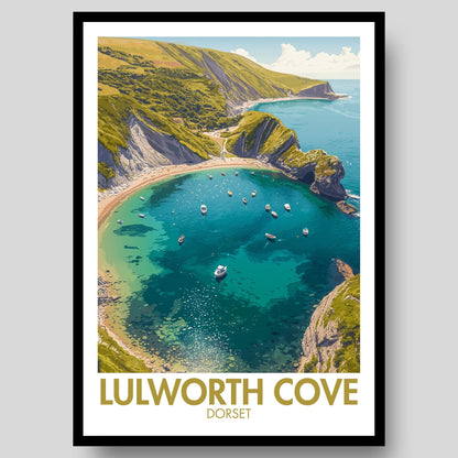 Lulworth Cove Poster