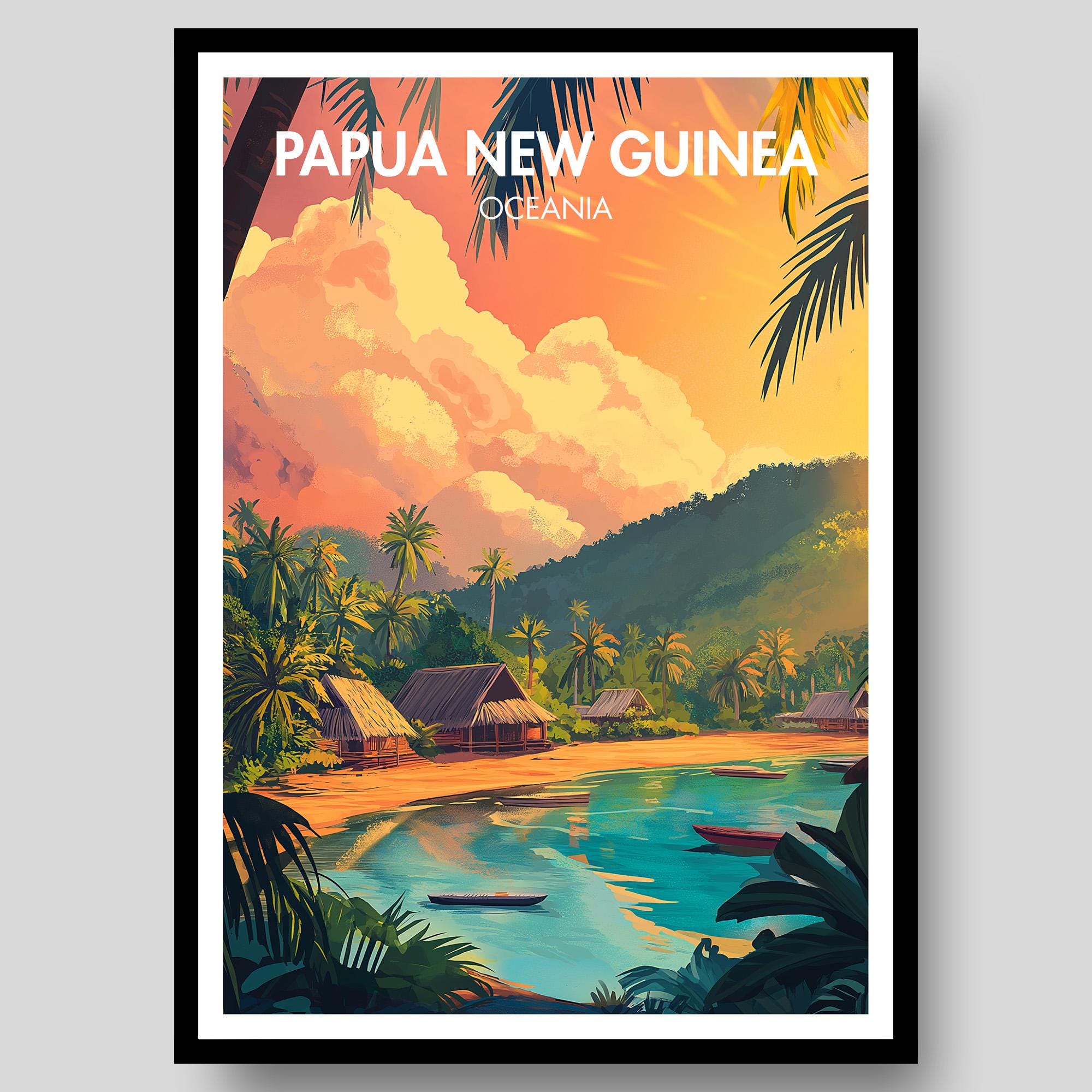 Papua New Guinea Poster
