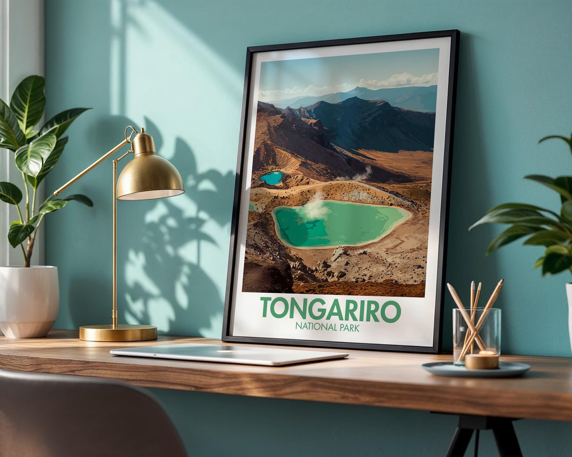 Tongariro National Park Poster