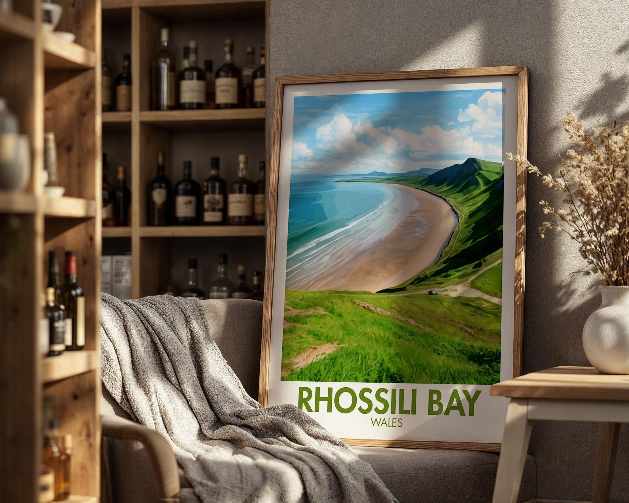 Rhossili Bay Poster