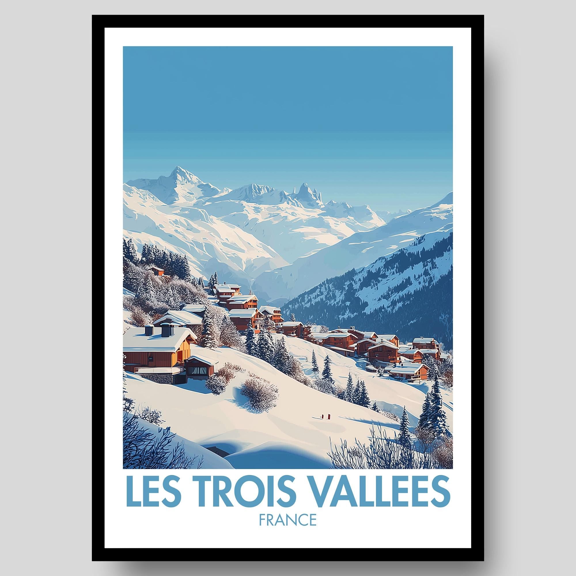 Les Trois Vallees Poster