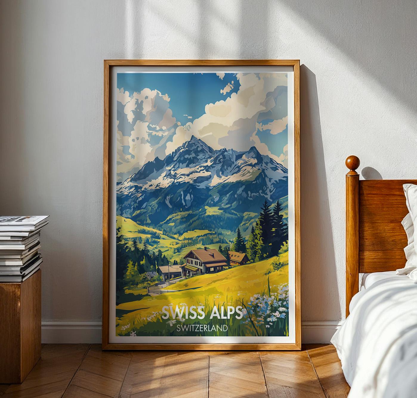 Swiss Alps Poster