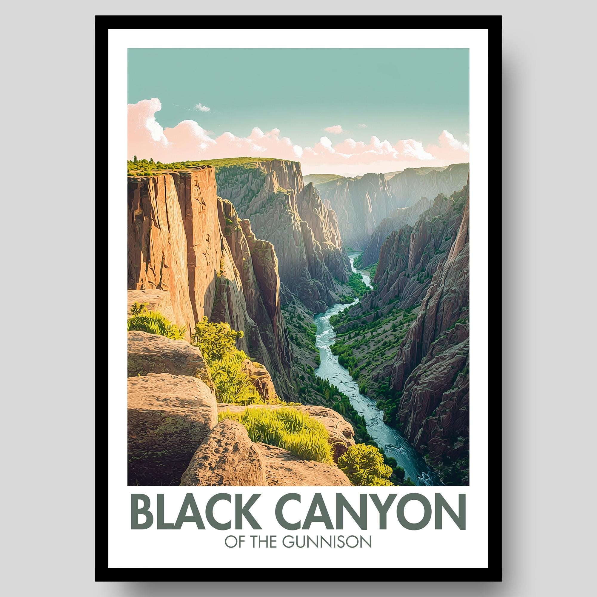 Black Canyon Of Gunnison Poster