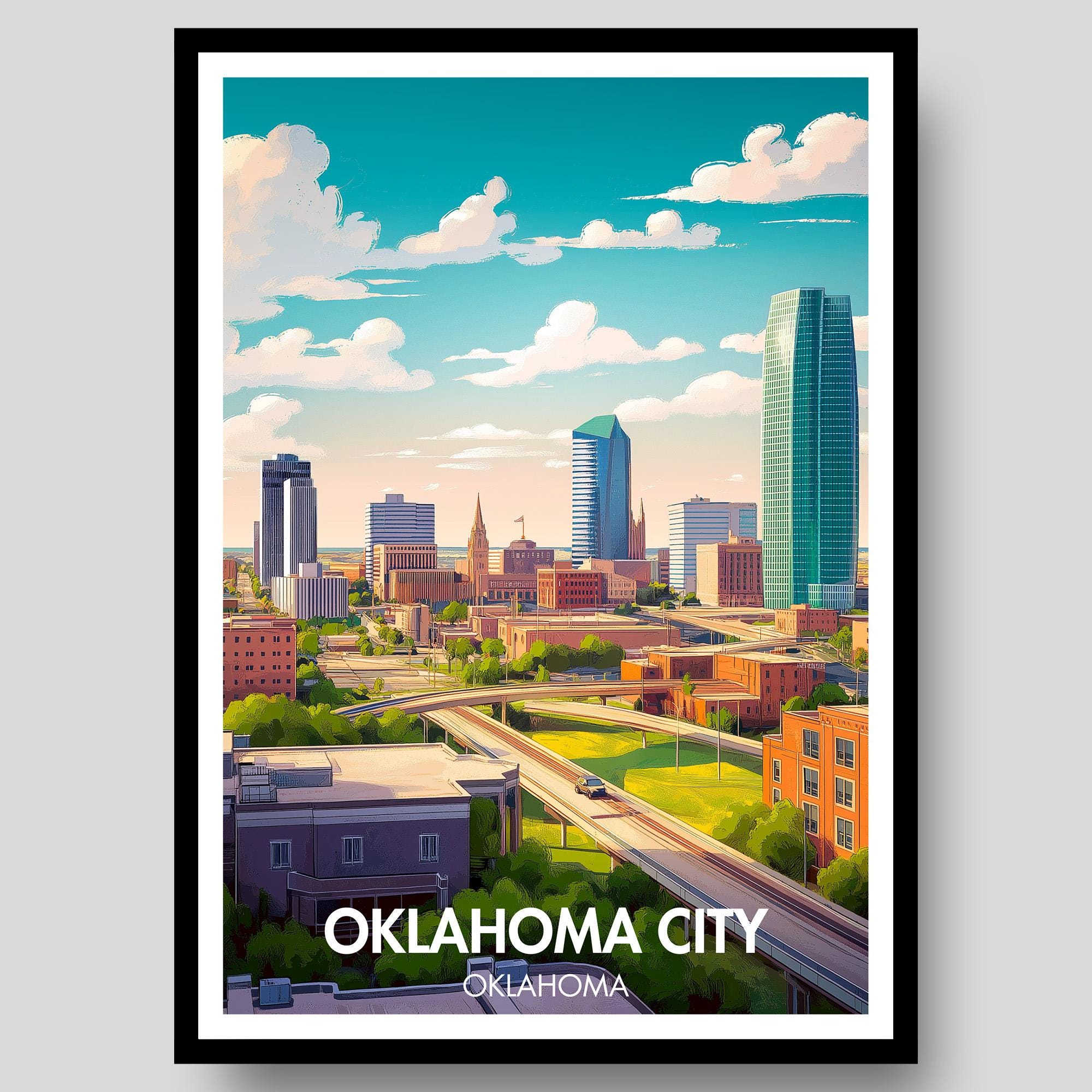 Oklahoma City Poster