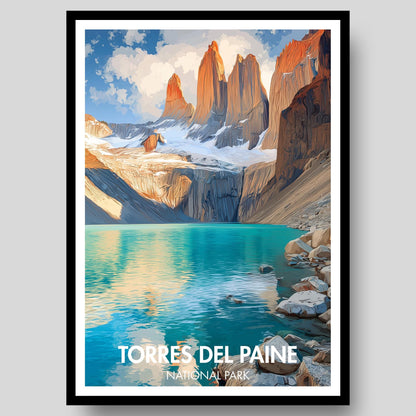 Torres Del Paine Poster