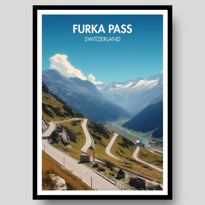 Furka Pass Poster