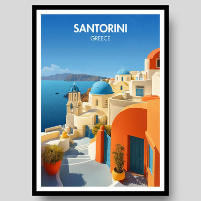 Santorini Poster