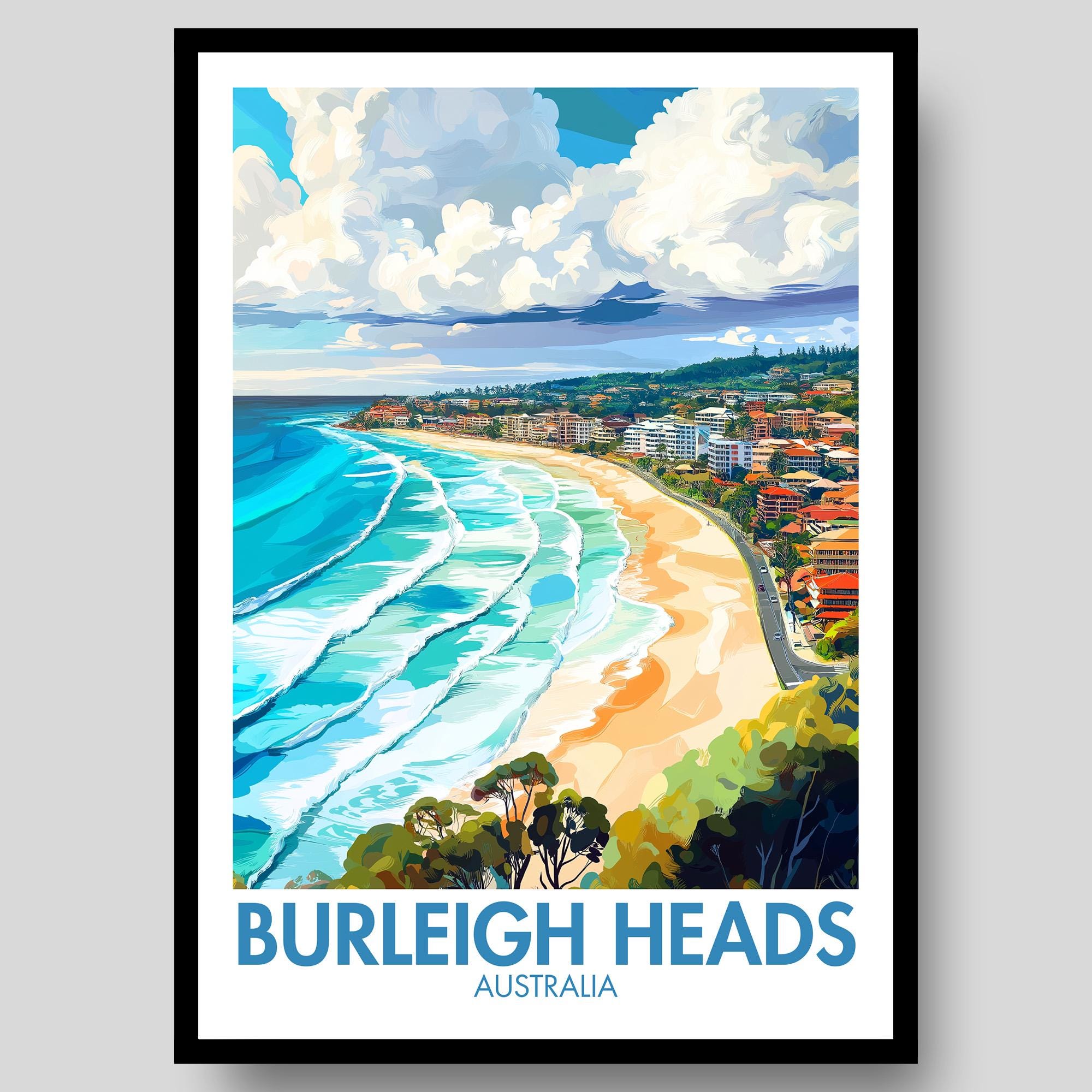 Burleigh Heads Poster