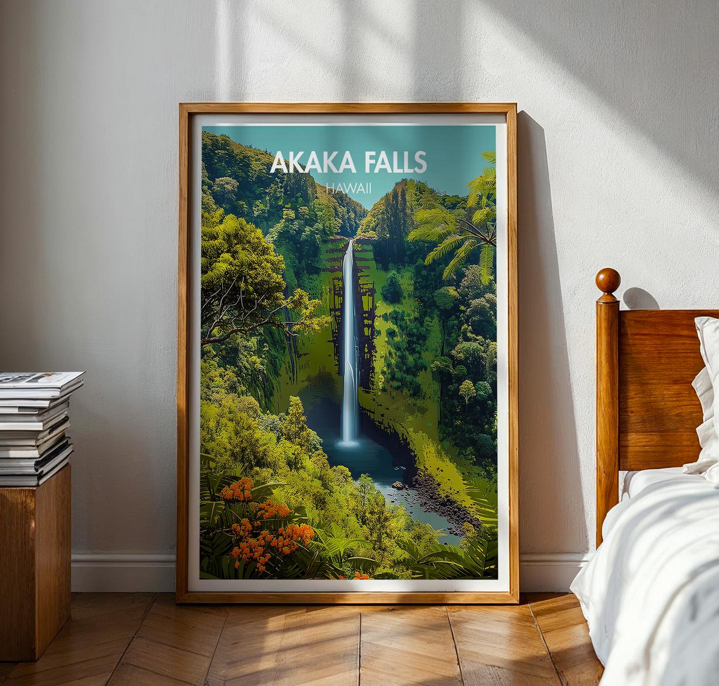 Akaka Falls Poster