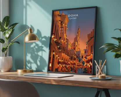 Doha Poster - WanderWall