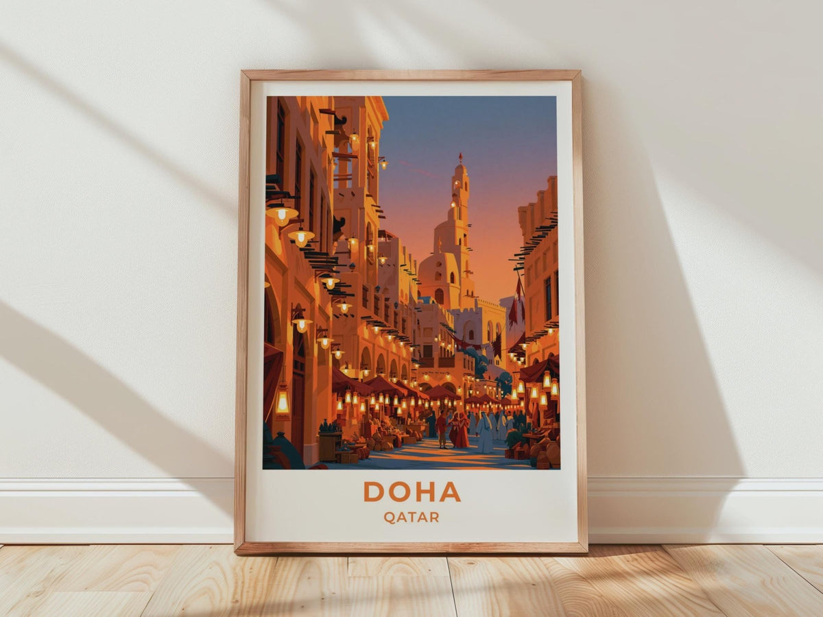 Doha Poster - WanderWall