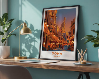 Doha Poster - WanderWall