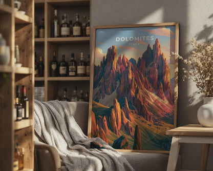 Dolomites Poster - WanderWall
