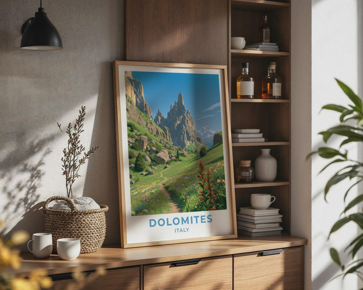Dolomites Poster - WanderWall