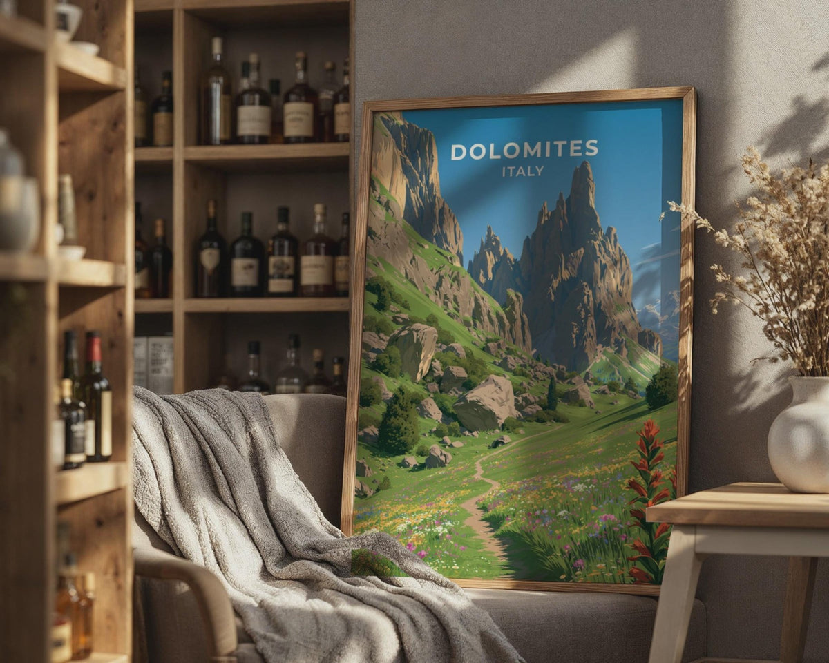 Dolomites Poster - WanderWall