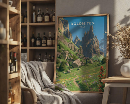 Dolomites Poster - WanderWall