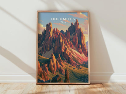 Dolomites Poster - WanderWall