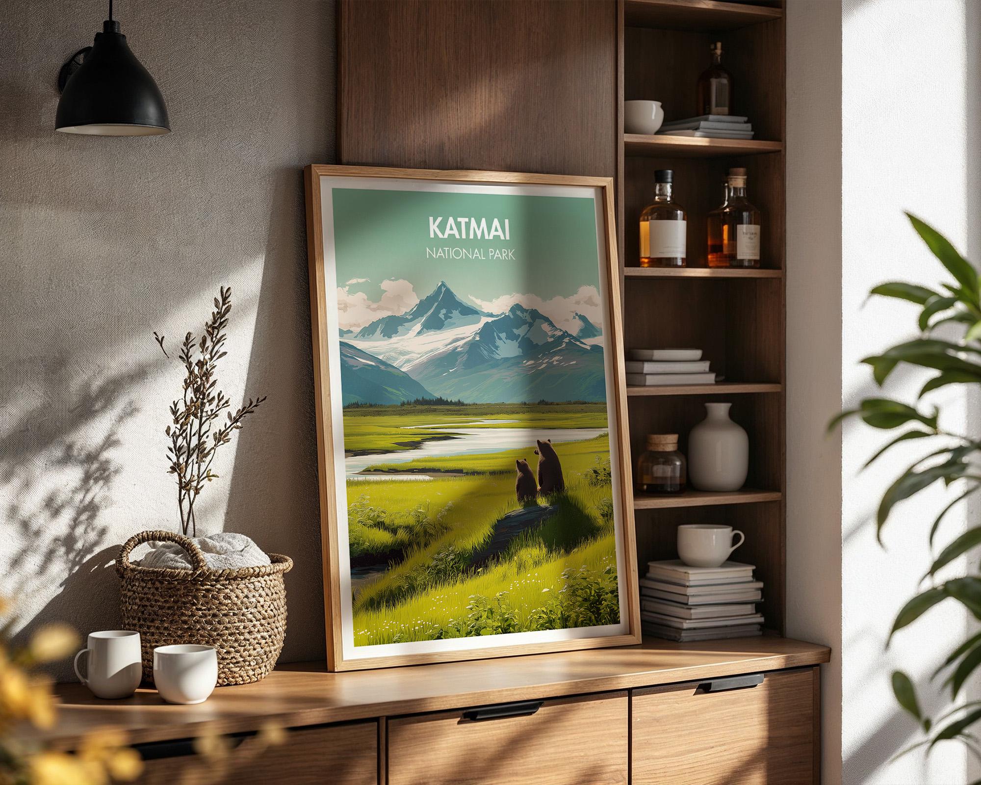 Katmai National Park Poster