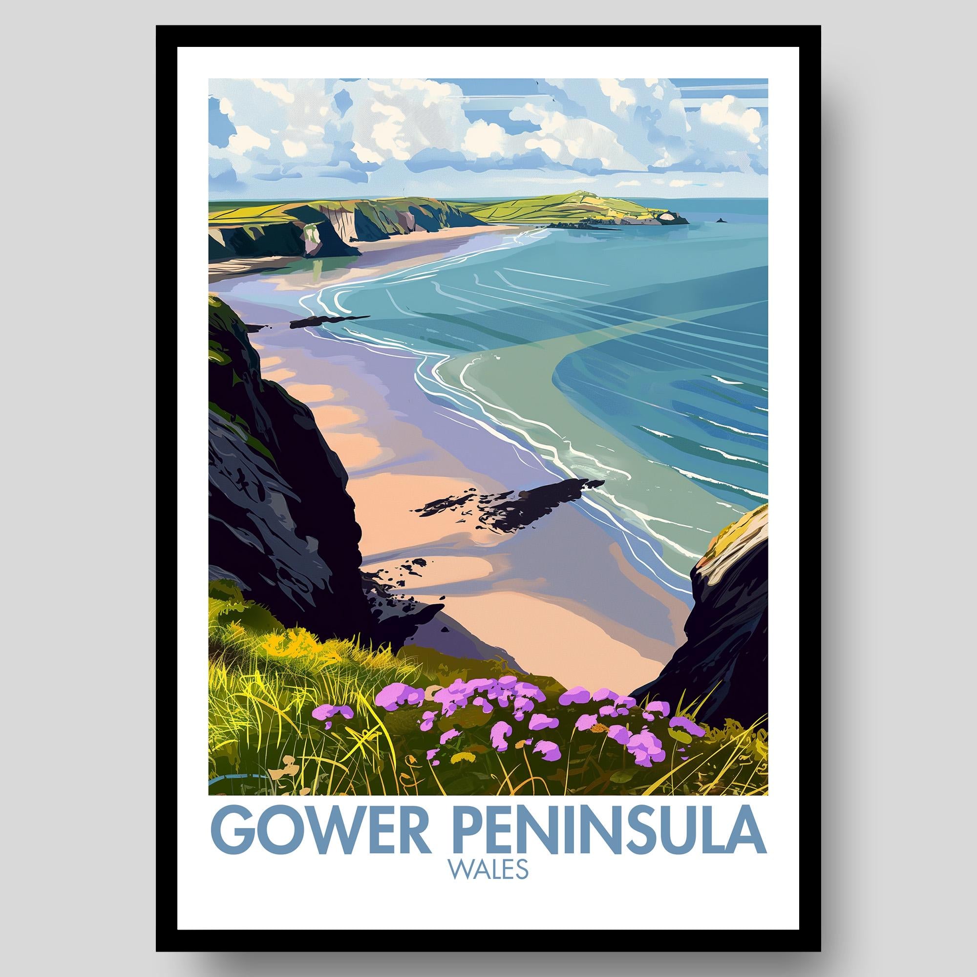 Gower Peninsula Poster