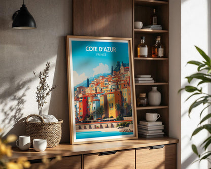 C��te d���Azur Poster