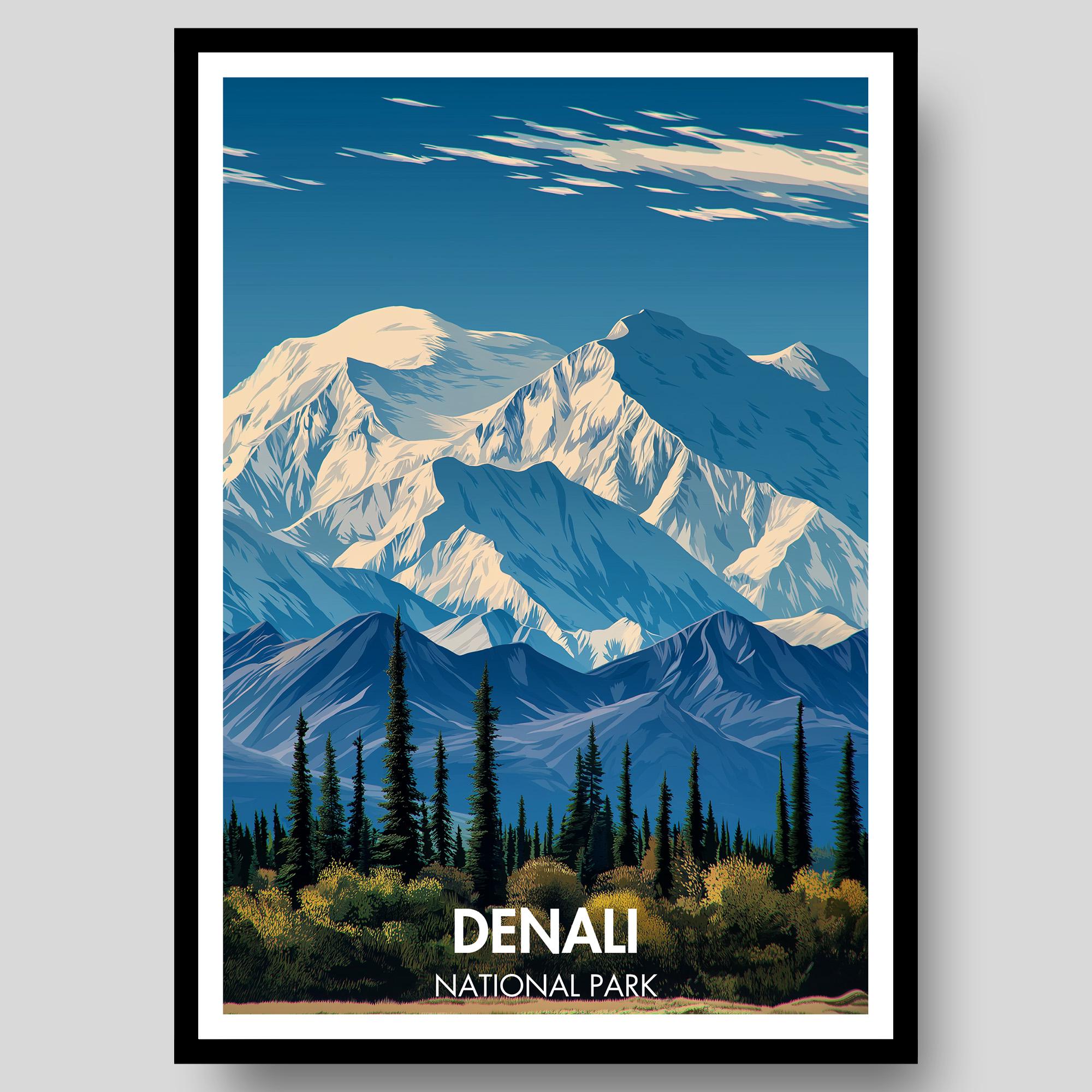 Denali National Park Poster