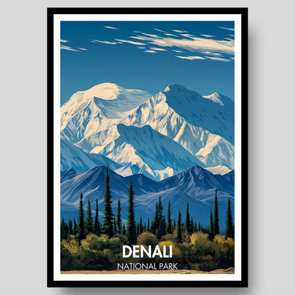 Denali National Park Poster