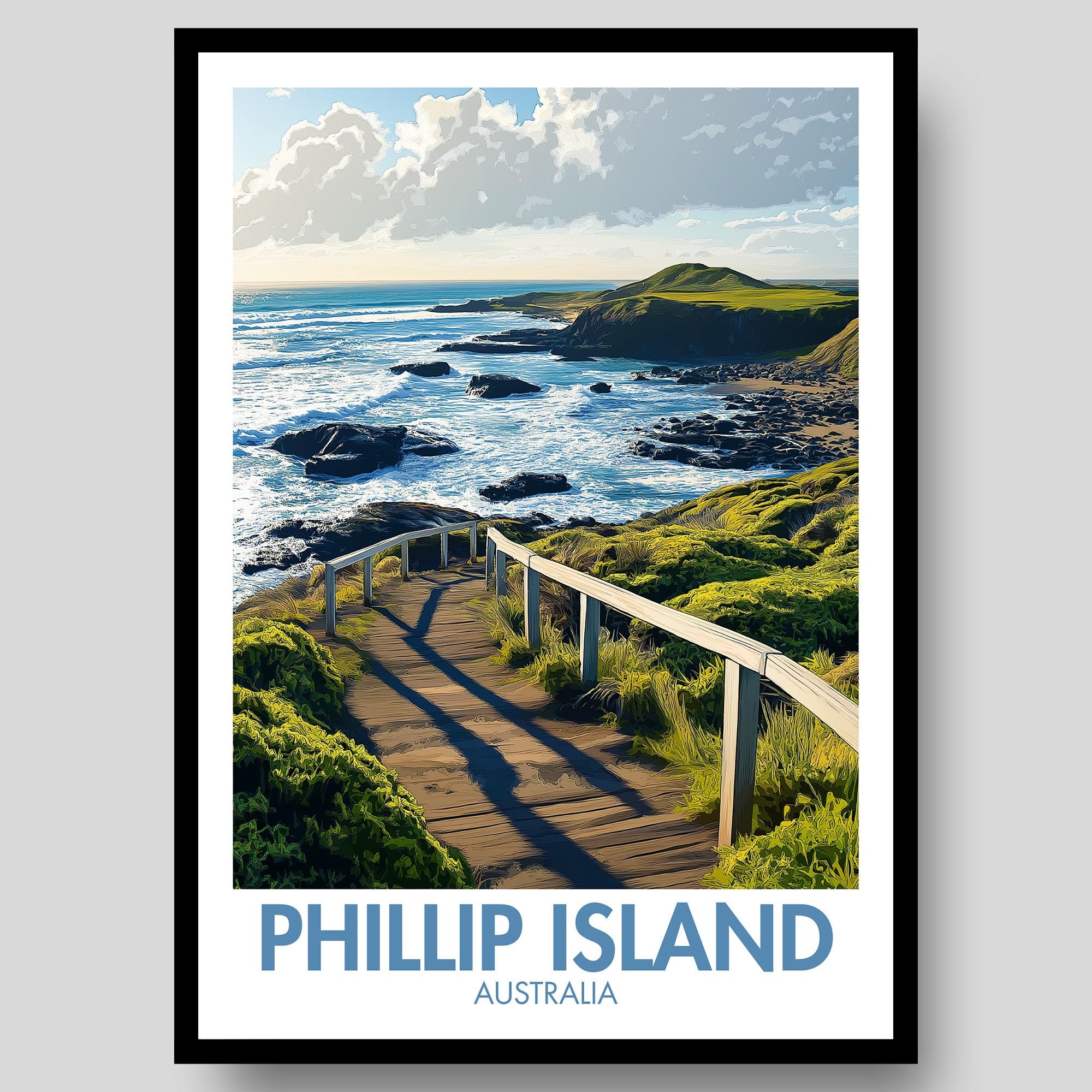 Phillip Island Poster