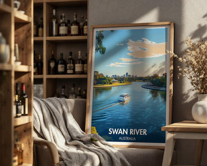 Swan River Poster