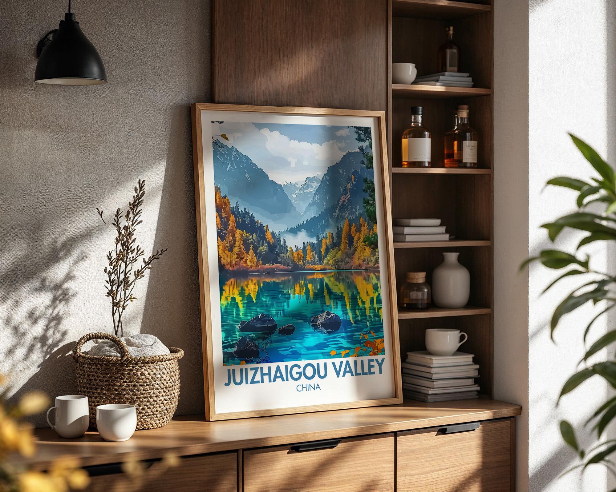 Juizhaigou Valley Poster