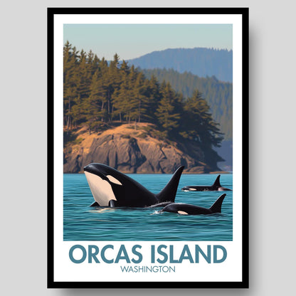 Orcas Island Poster