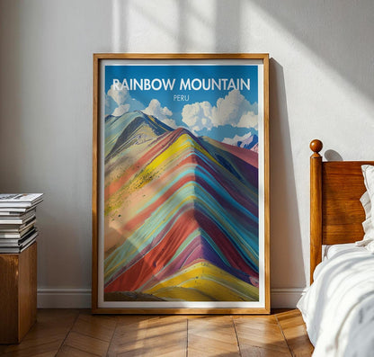 Rainbow Mountain Poster