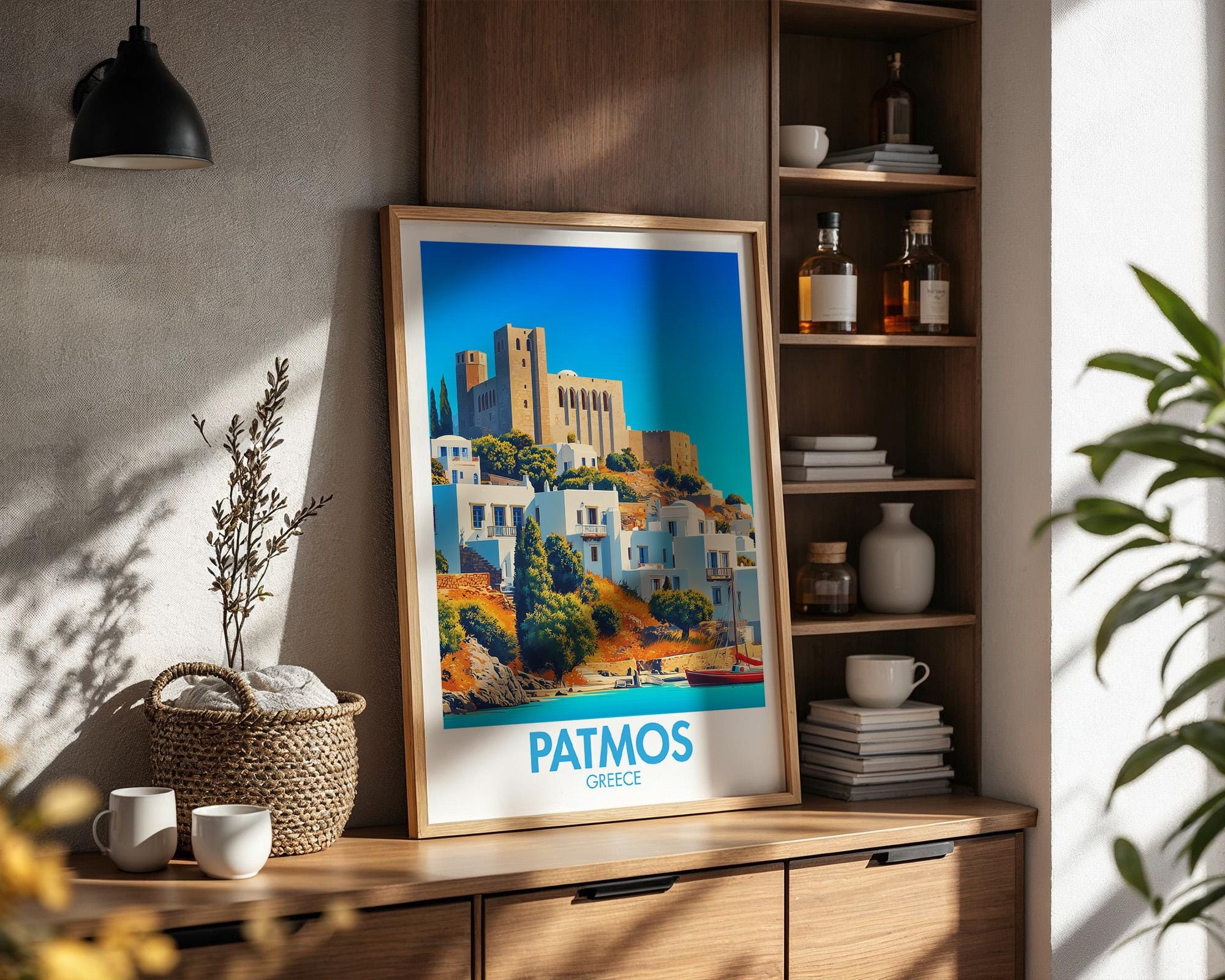 Patmos Island Poster