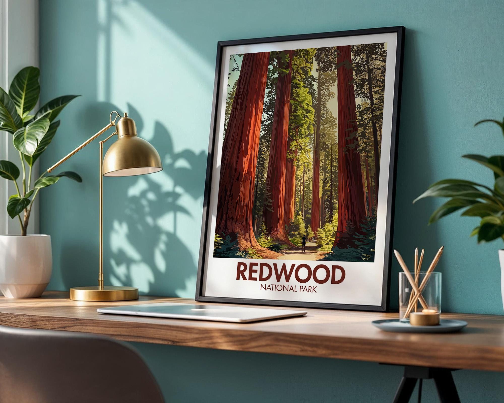 Redwood National Park Poster