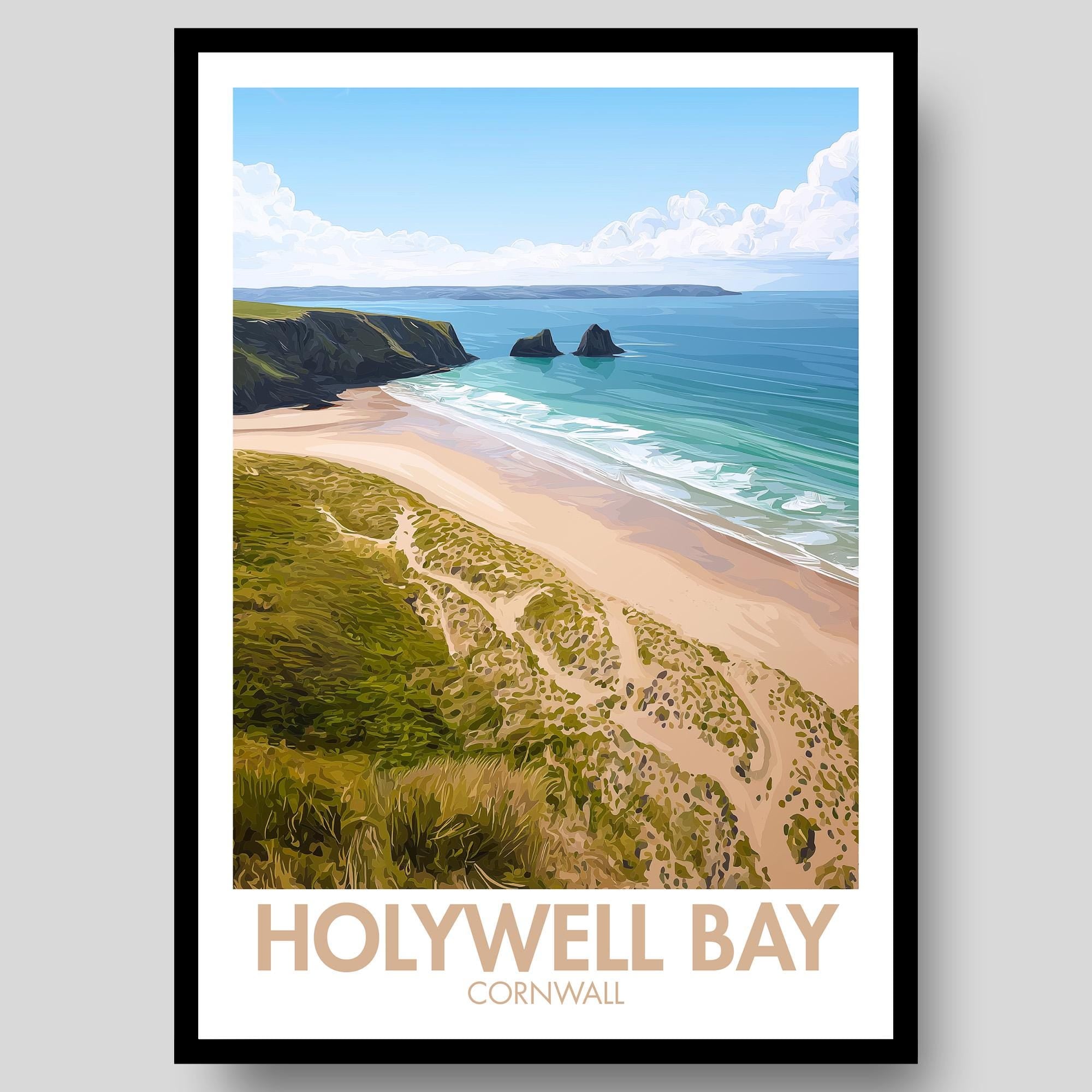 Holywell Bay Poster