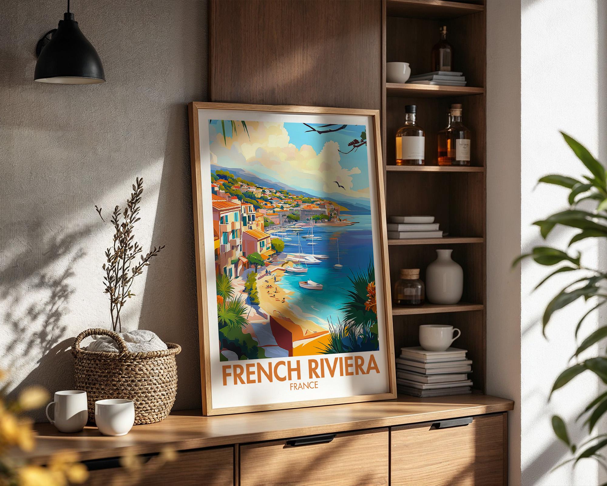 French Riviera Poster