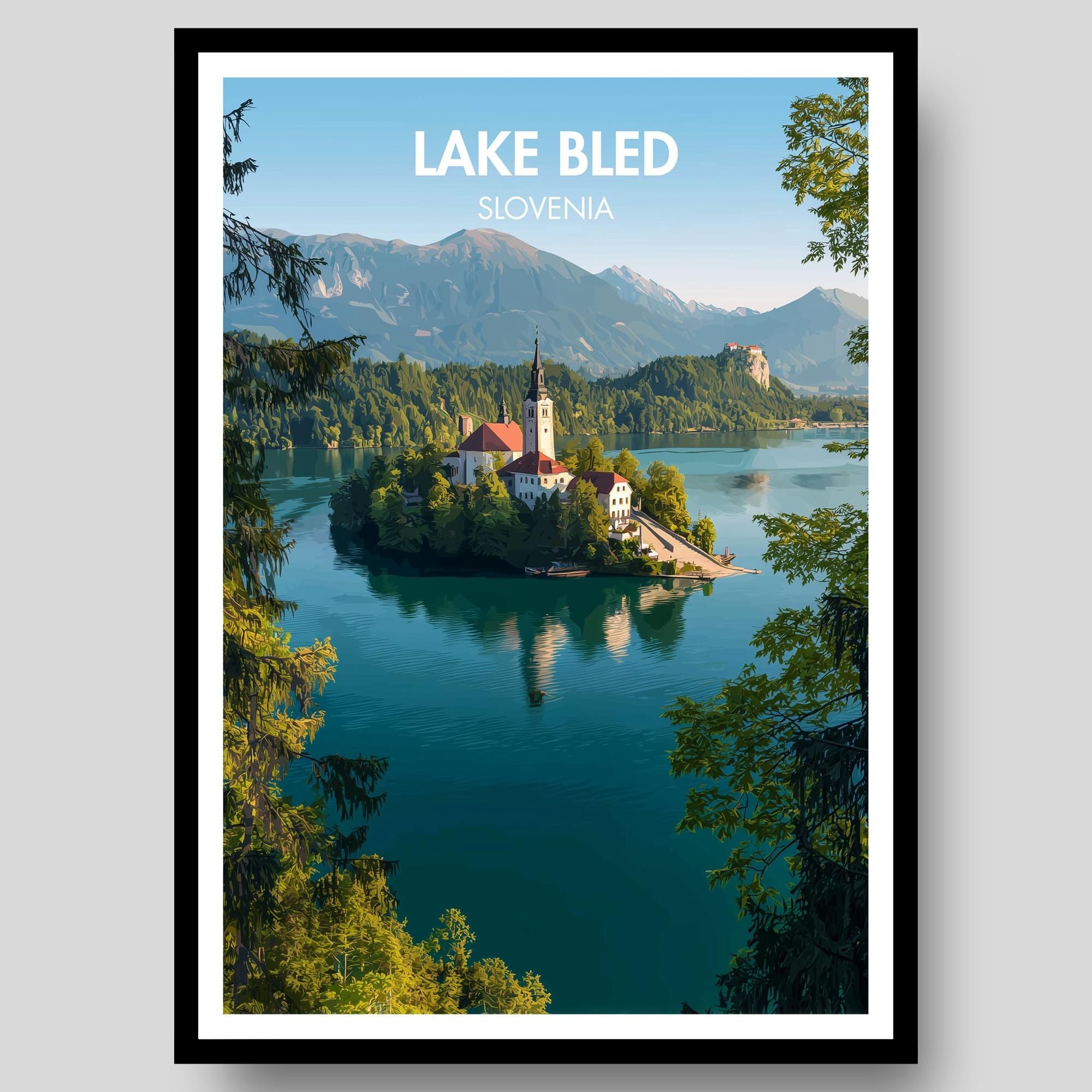 Lake Bled Poster