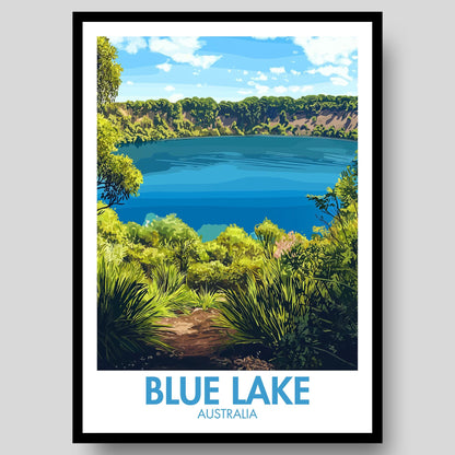 Blue Lake Poster