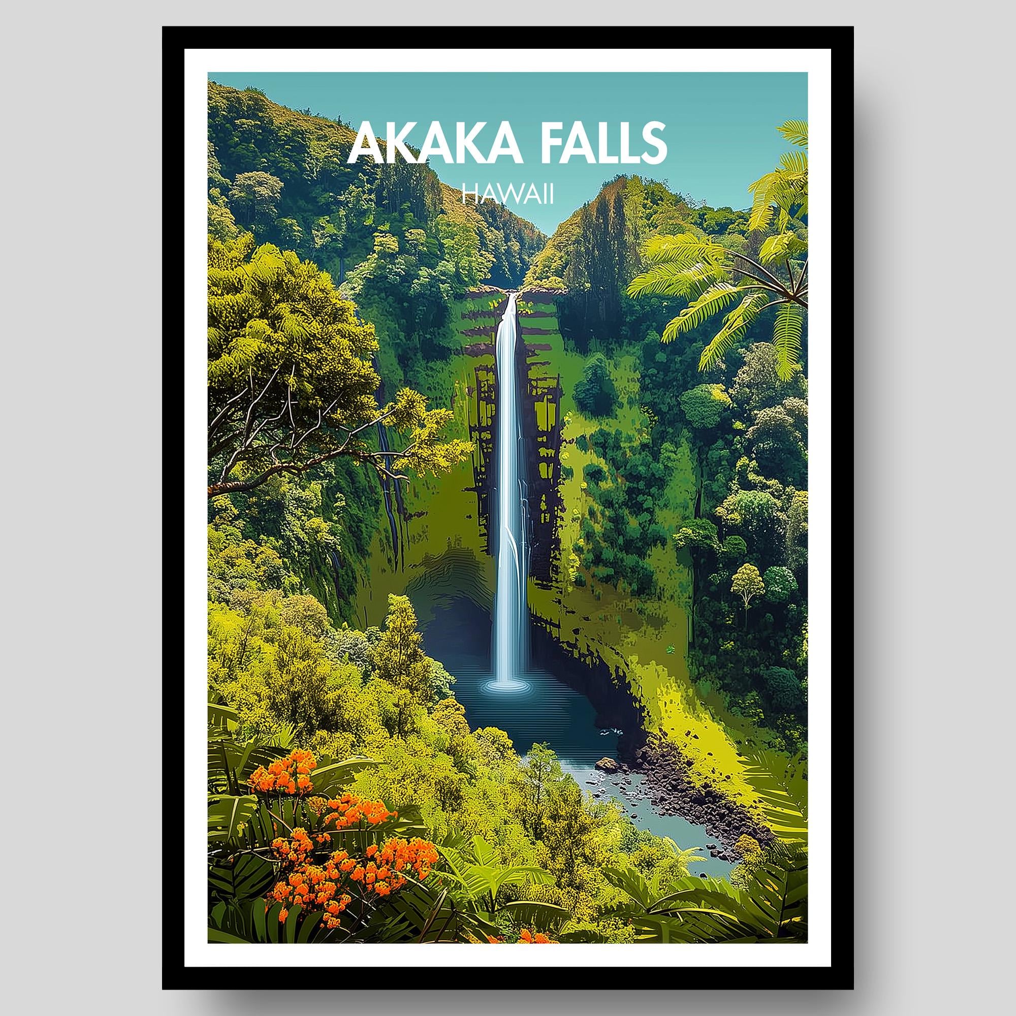 Akaka Falls Poster