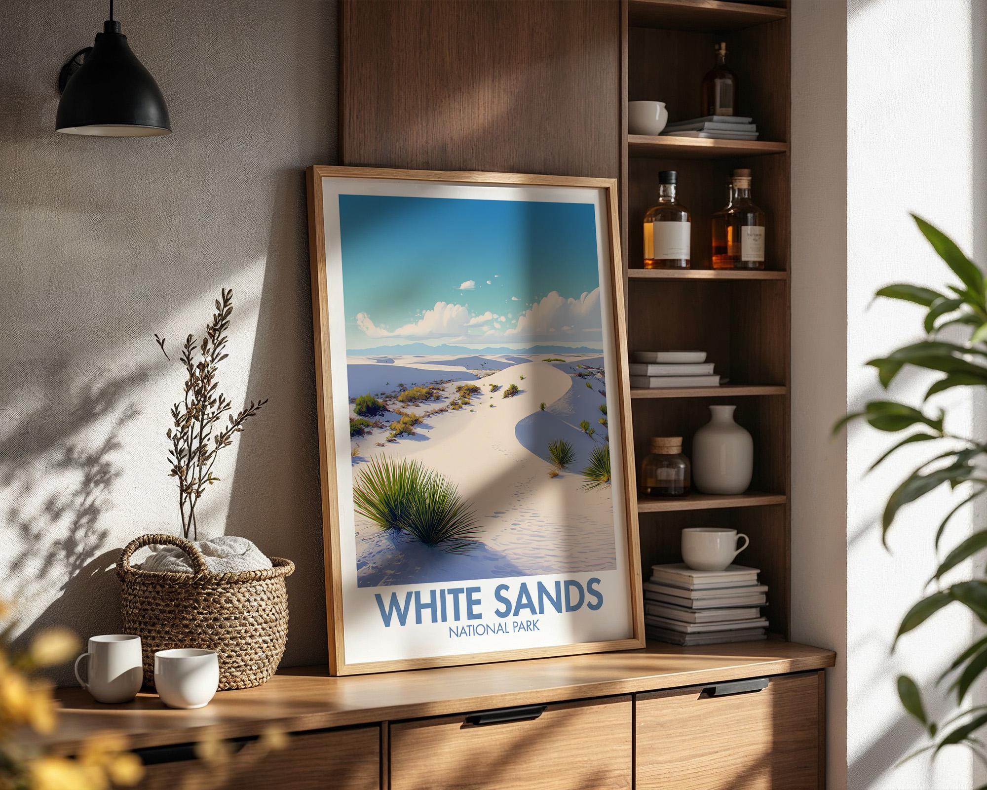 White Sands National Park Poster
