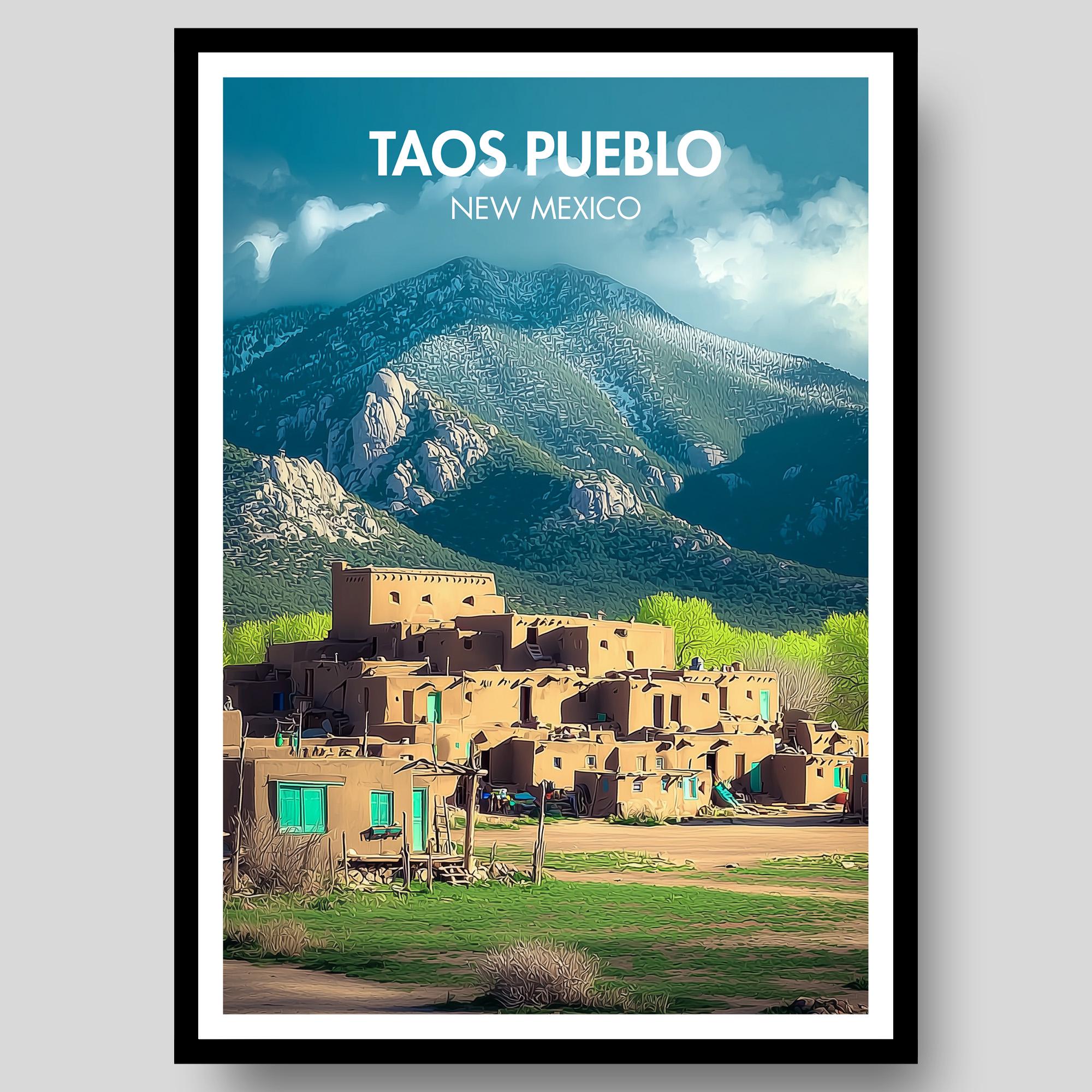 Taos Pueblo Poster