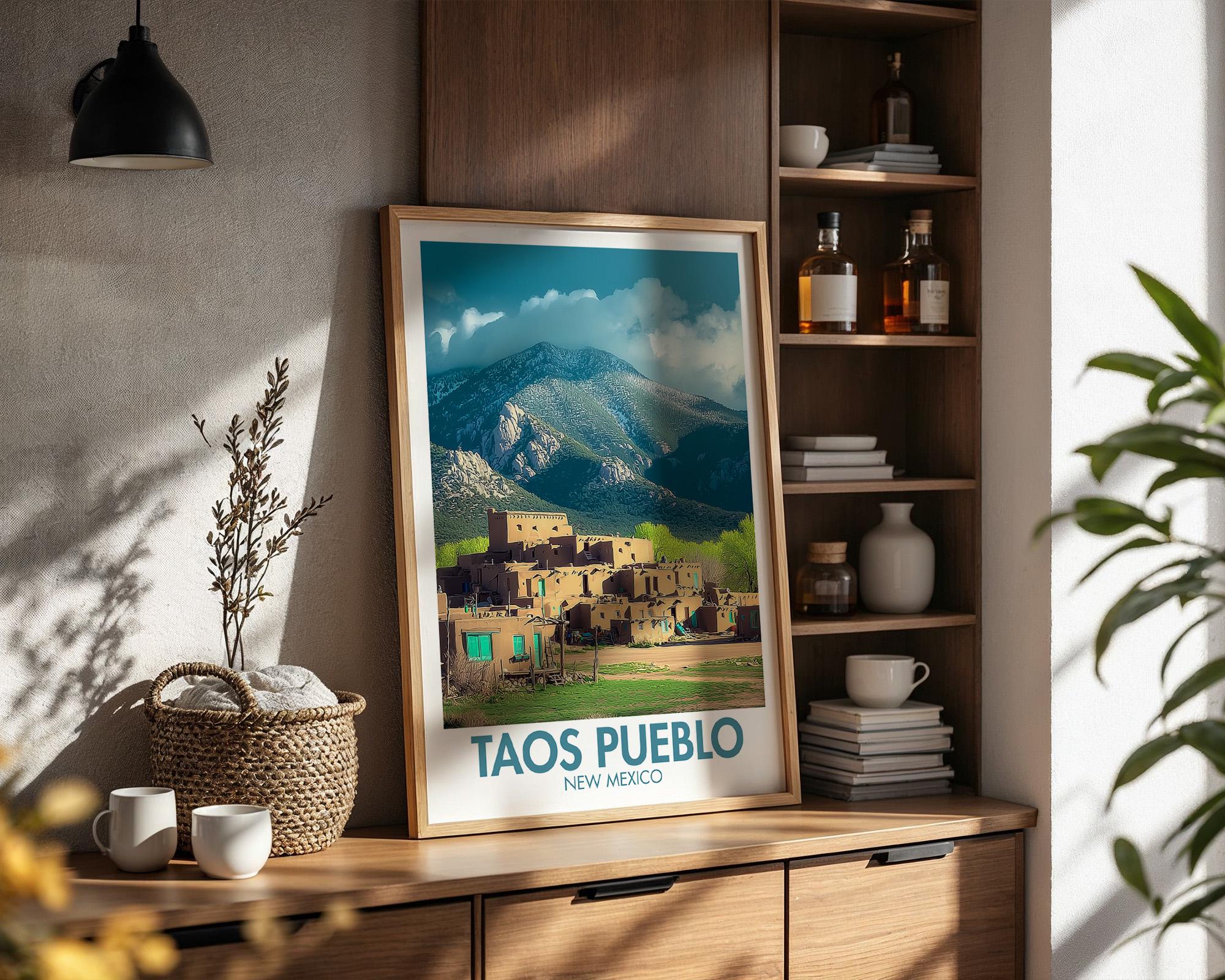 Taos Pueblo Poster